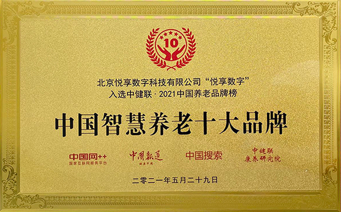 2021中國(guó)智慧養(yǎng)老十大品牌